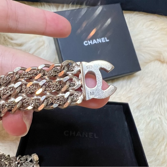 Chanel Turnlock Chain Link Bracelet - Picture 3 of 4